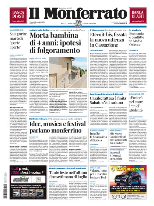 Il Monferrato - Edizione 56 del 24/07/2026